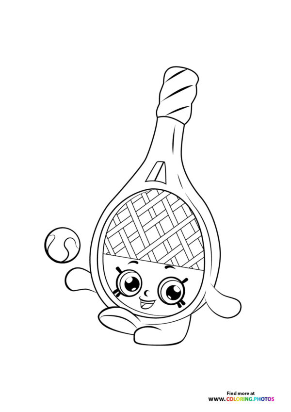 Shopkin tennis racket