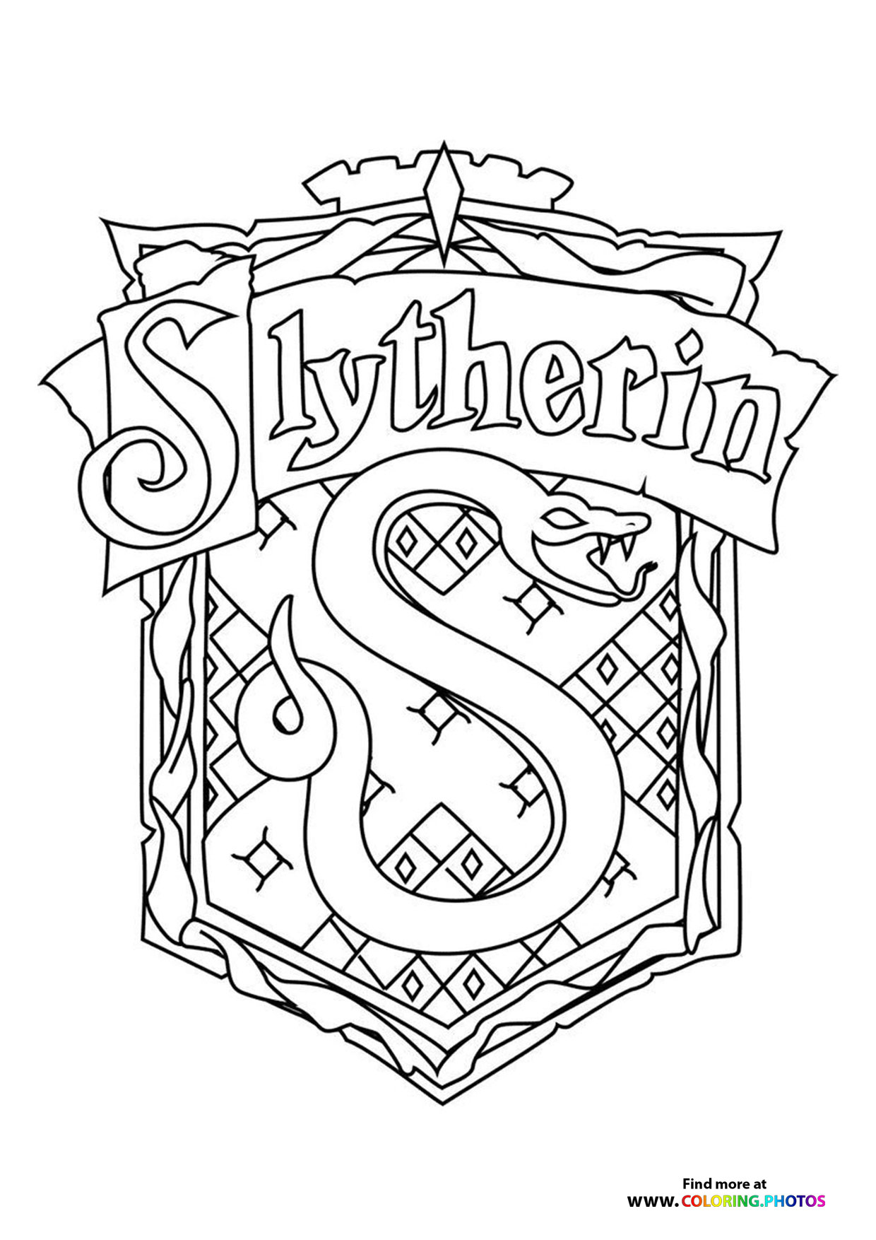 Slytherin crest