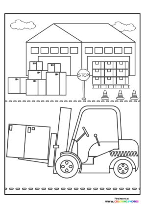 Small forklift