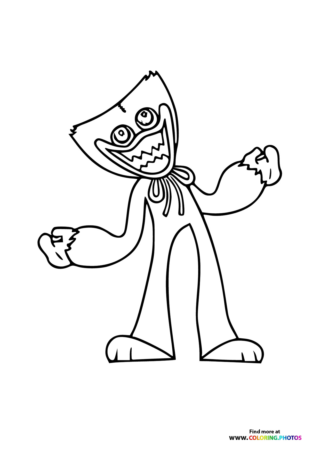 Huggy Wuggy with Open Arms