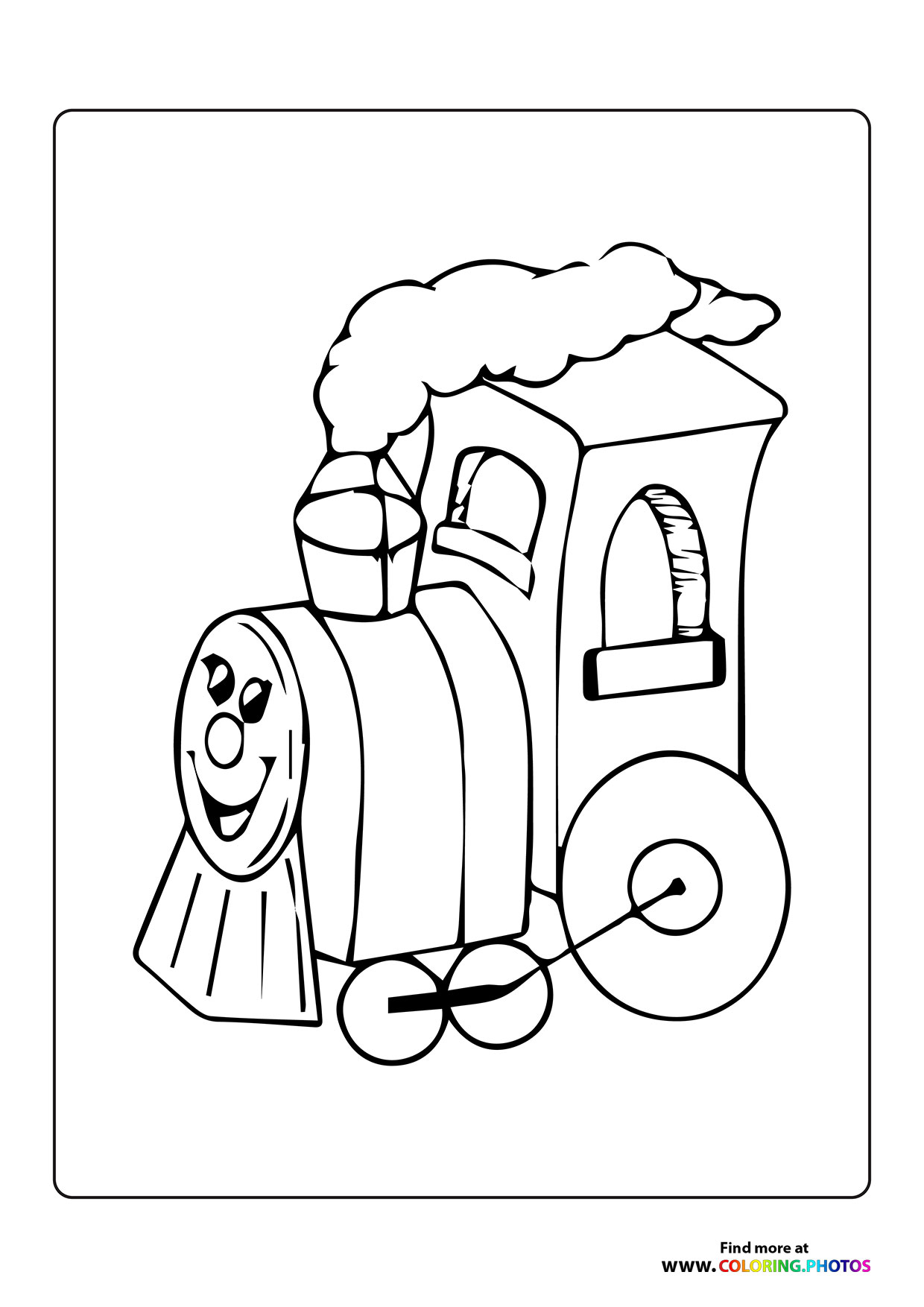 Smiling locomotive