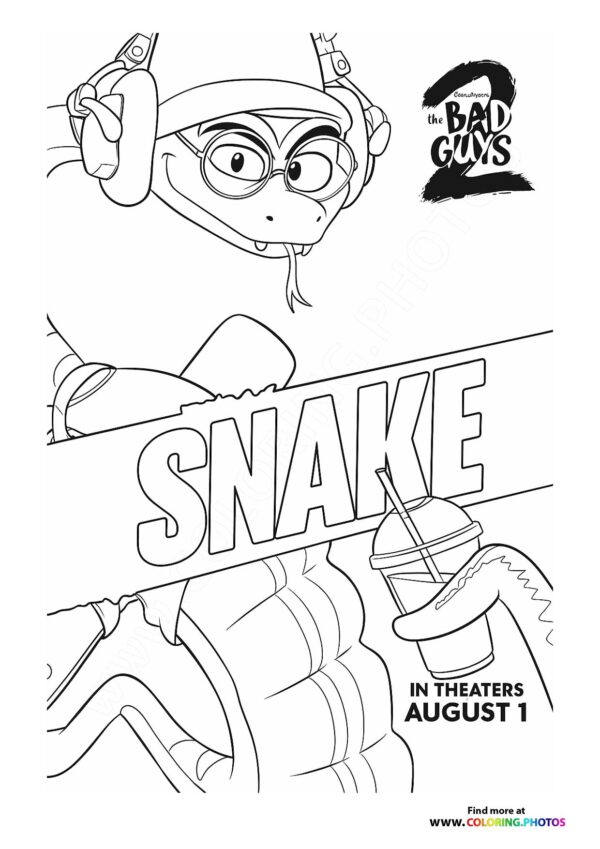 Snake with Headphones