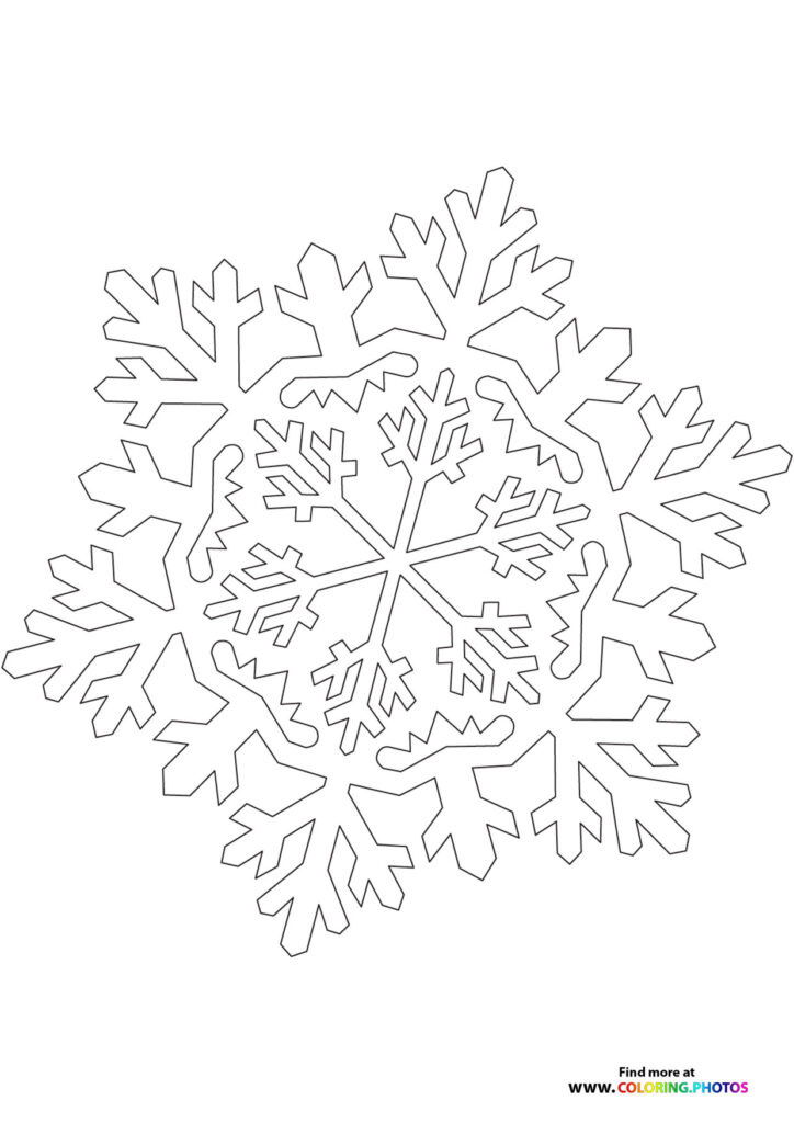 Snowflake3 coloring page