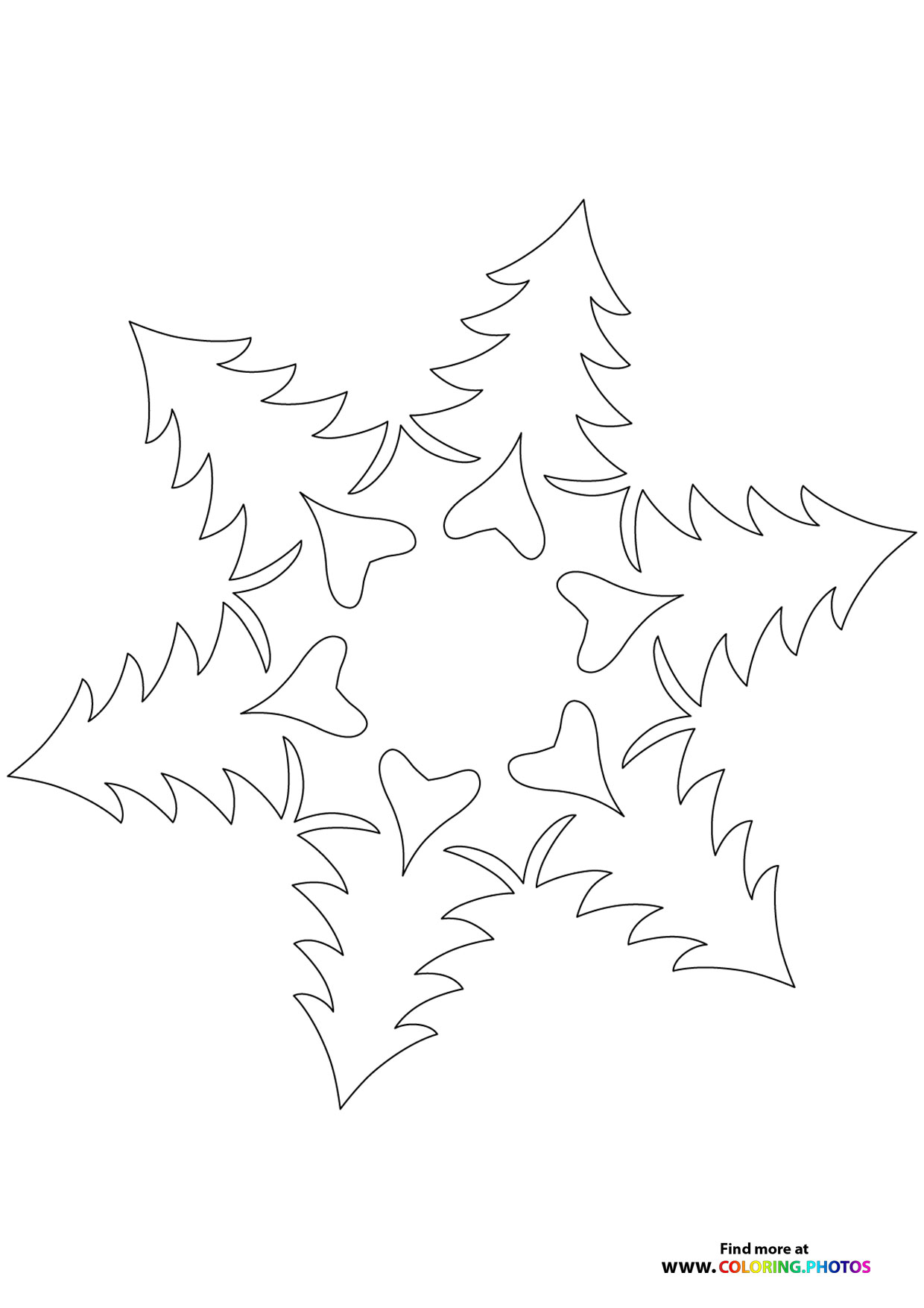 Snowflake5 coloring page