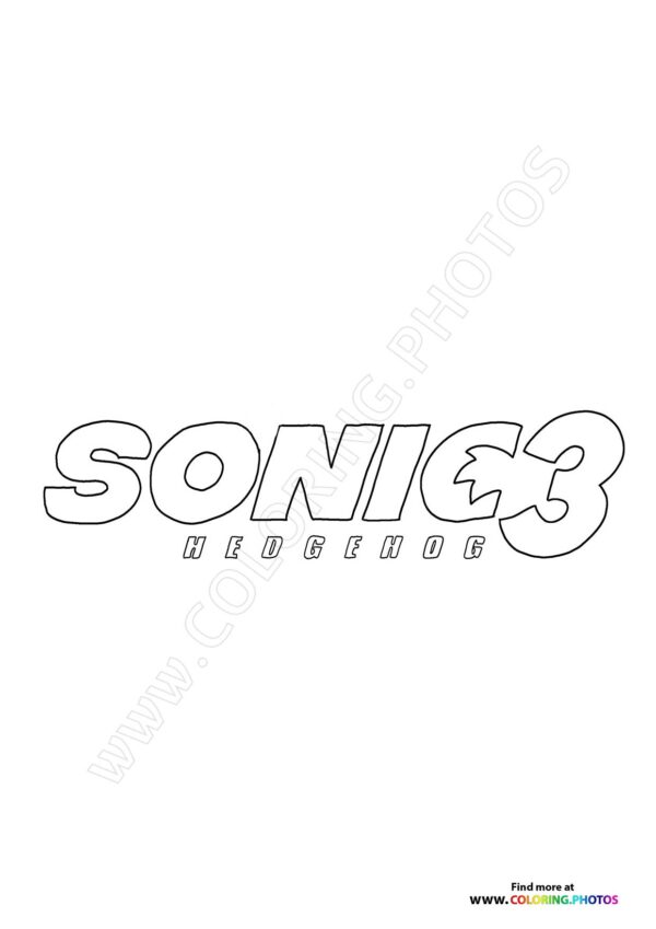 Sonic the Hedgehog 3 Logo