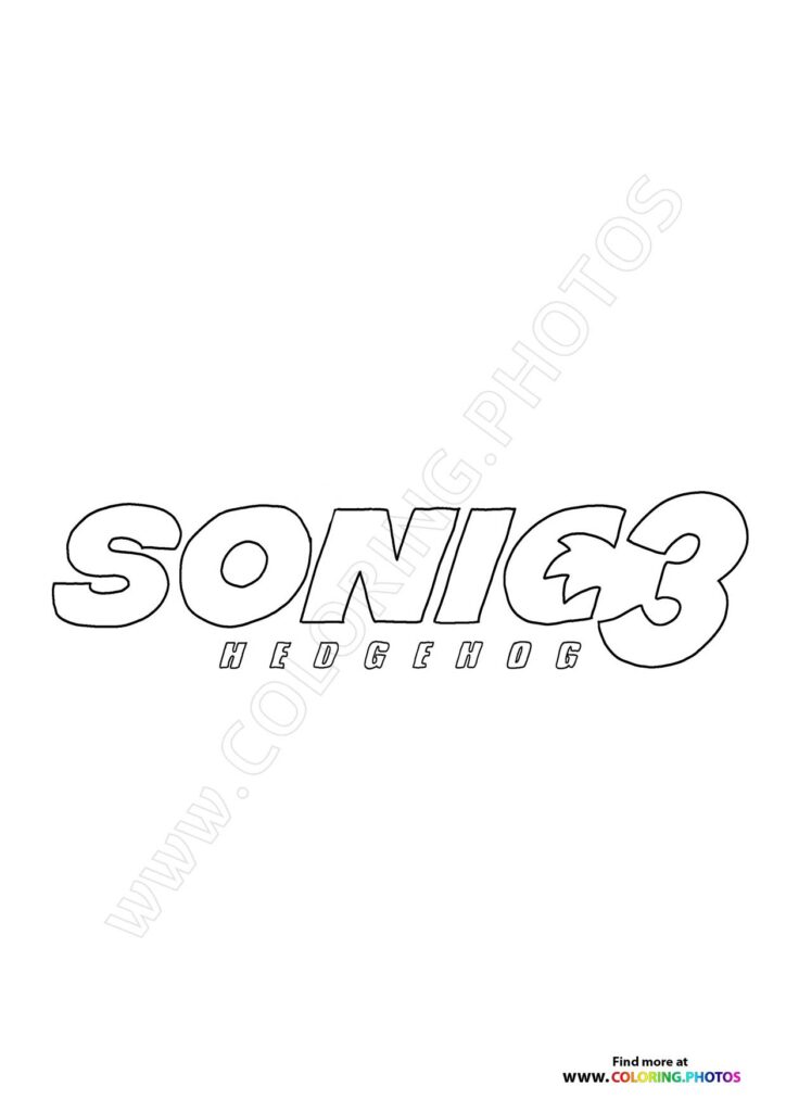 Sonic the Hedgehog 3 Logo