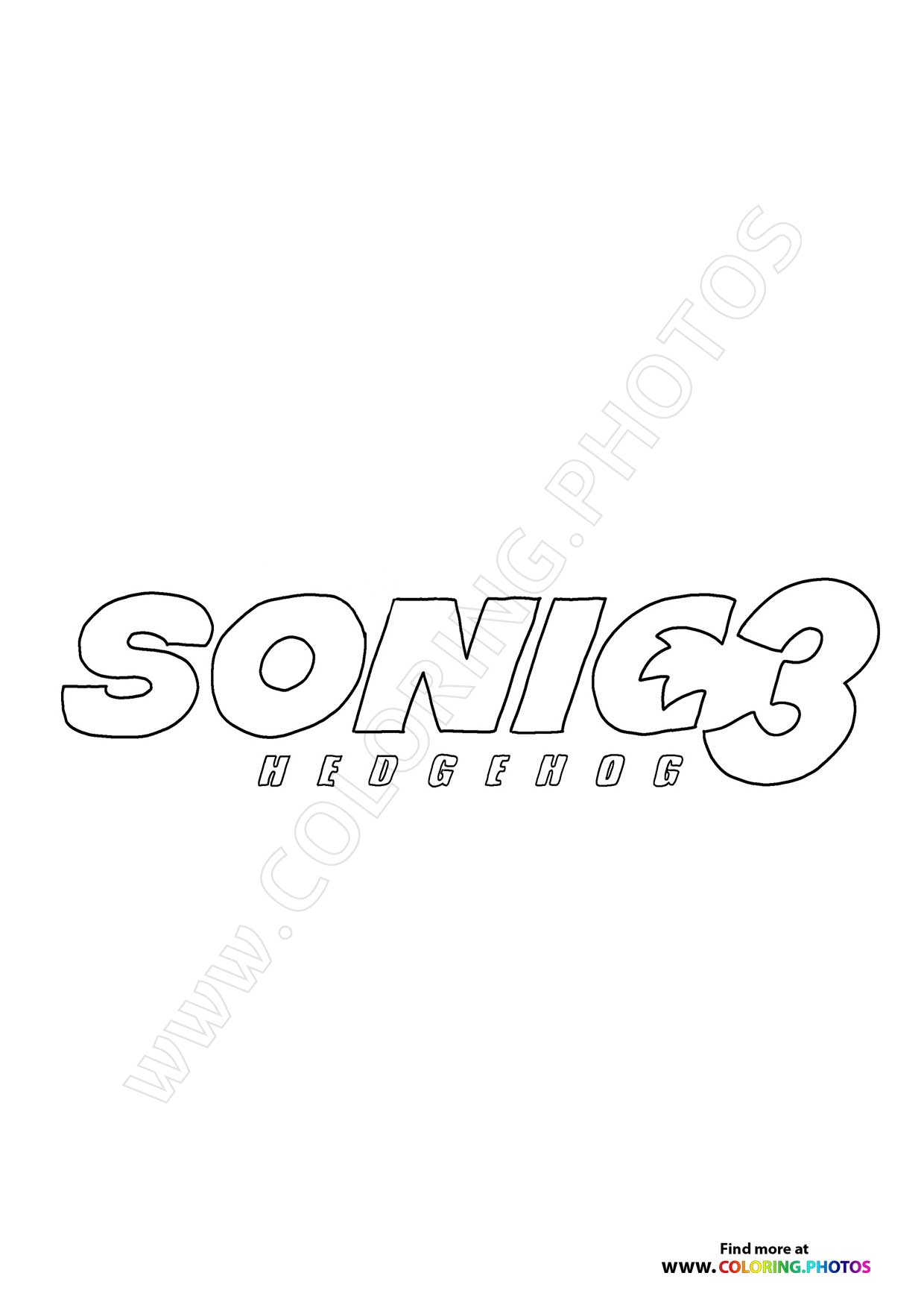 Sonic the Hedgehog 3 Logo