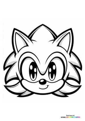 Sonic the Hedgehog face