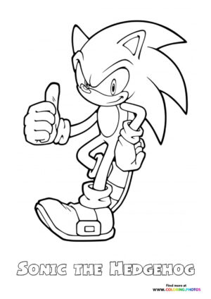 Sonic Giving a Thumbs Up