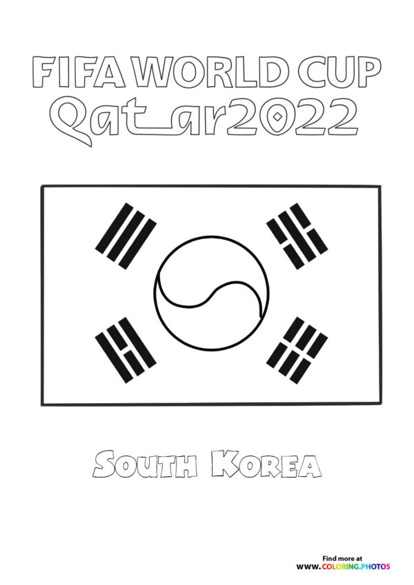 South Korea World Cup flag