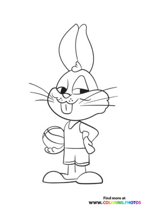 Bugs Bunny with Basketball