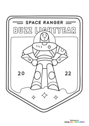 Buzz Lightyear Space Ranger Badge
