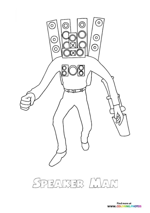 Speaker Man from Skibidi Toilet