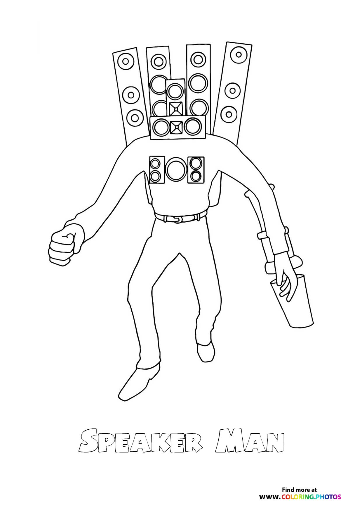 Speaker Man from Skibidi Toilet