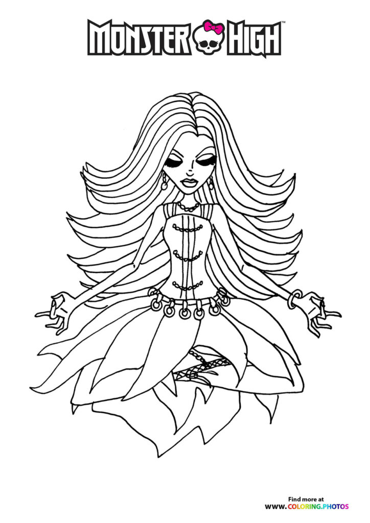 Monster High Doll with Long Flowing Hair