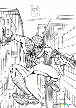 Spiderman in town