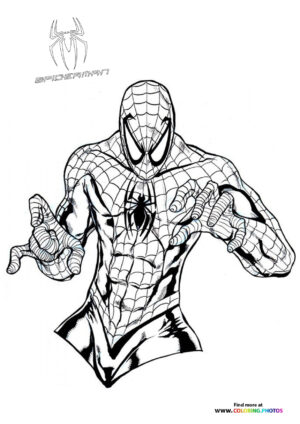 Mean looking Spiderman