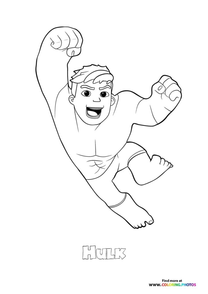 Spidey Hulk jumping