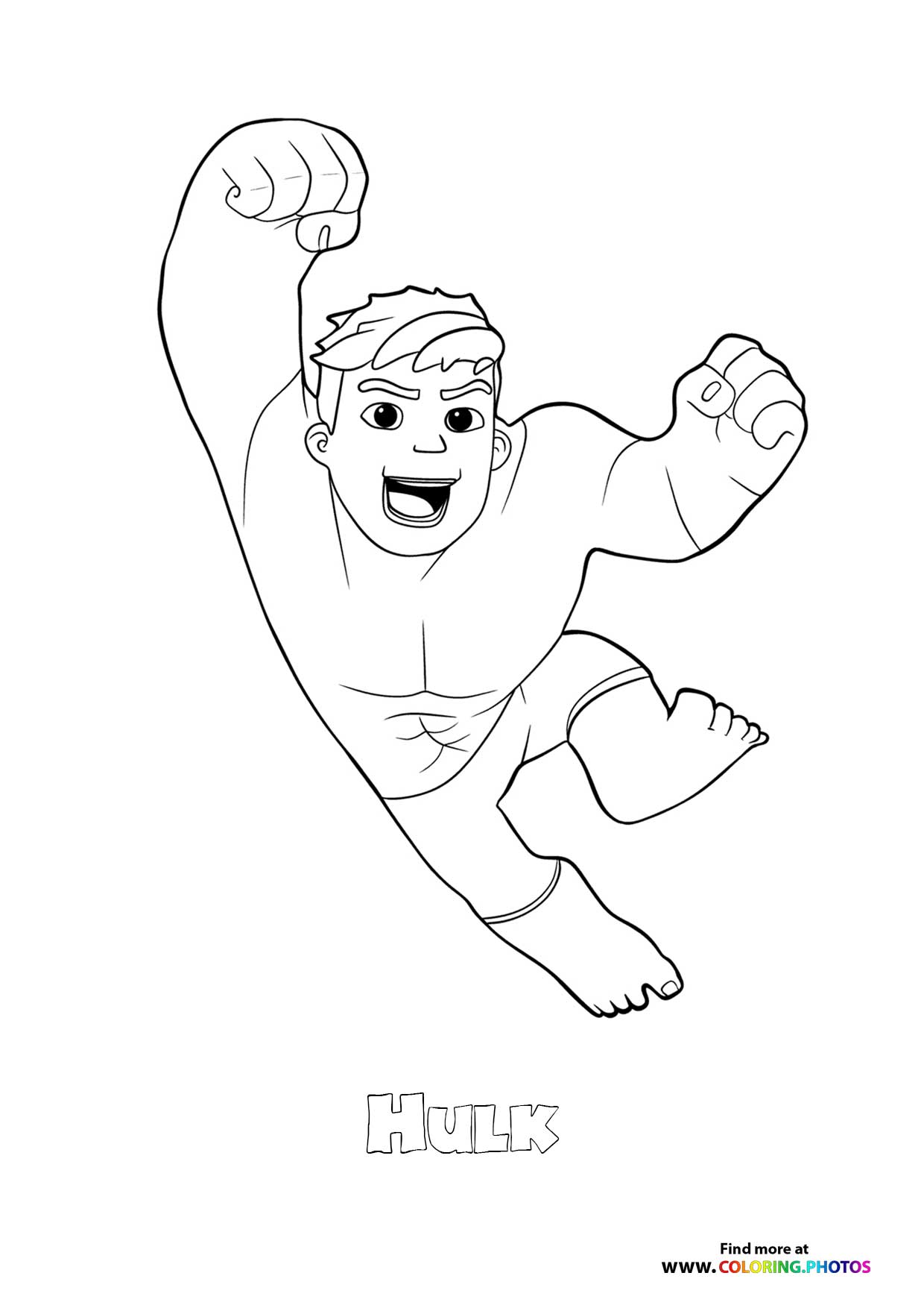 Spidey Hulk jumping