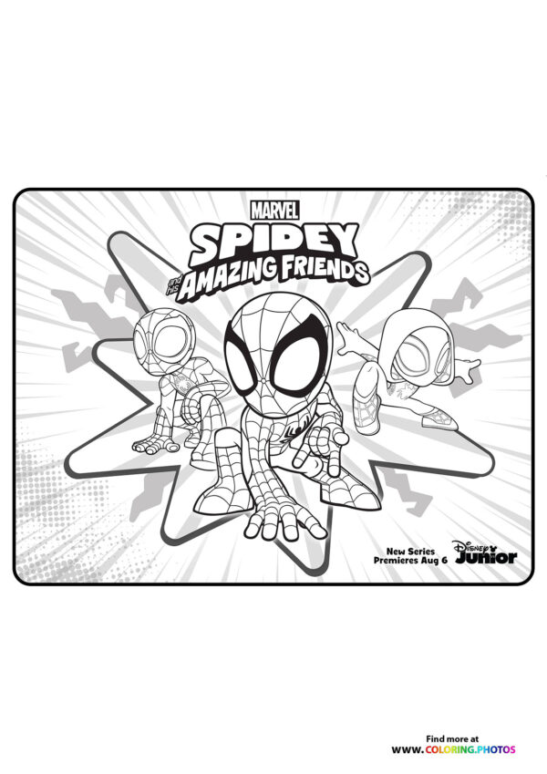 Spidey with friends