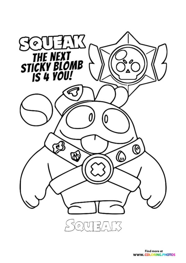 Squeak with Sticky Blomb