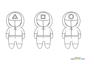 Squid game guards