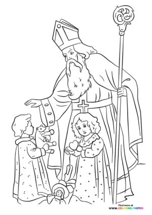 Saint Nicholas with Children