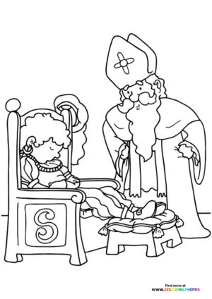 Saint Nicholas Visiting a Child