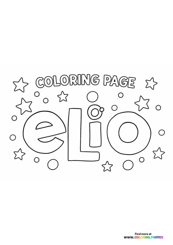 Elio Logo with Stars