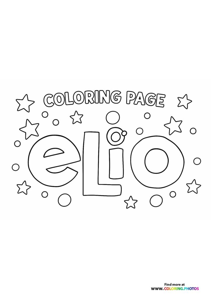Elio Logo with Stars