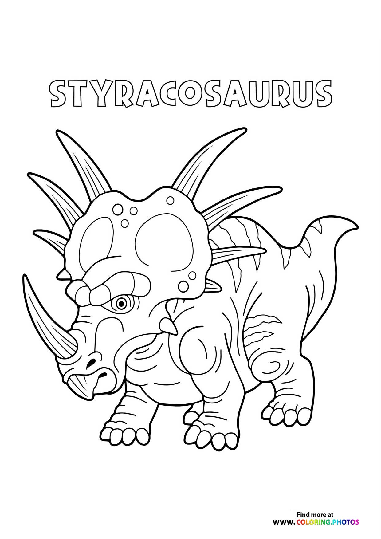 Styracosaurus dinosaur