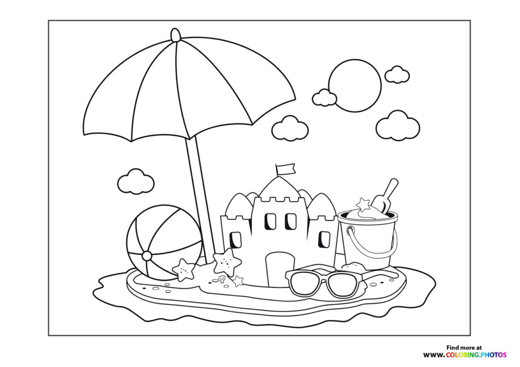 Summer Sand castle