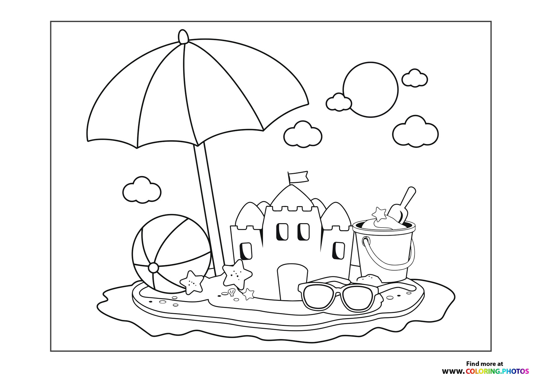 Summer Sand castle