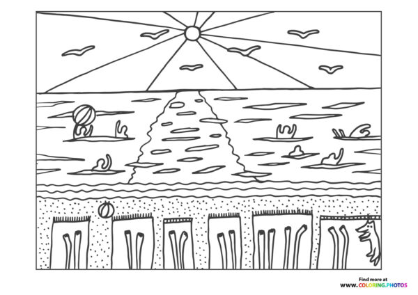 Summer beach