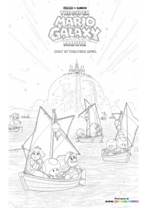 Mario and Friends on a Sailing Adventure