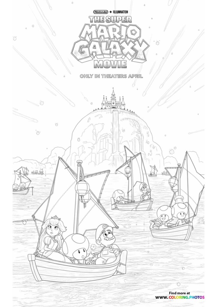 Mario and Friends on a Sailing Adventure