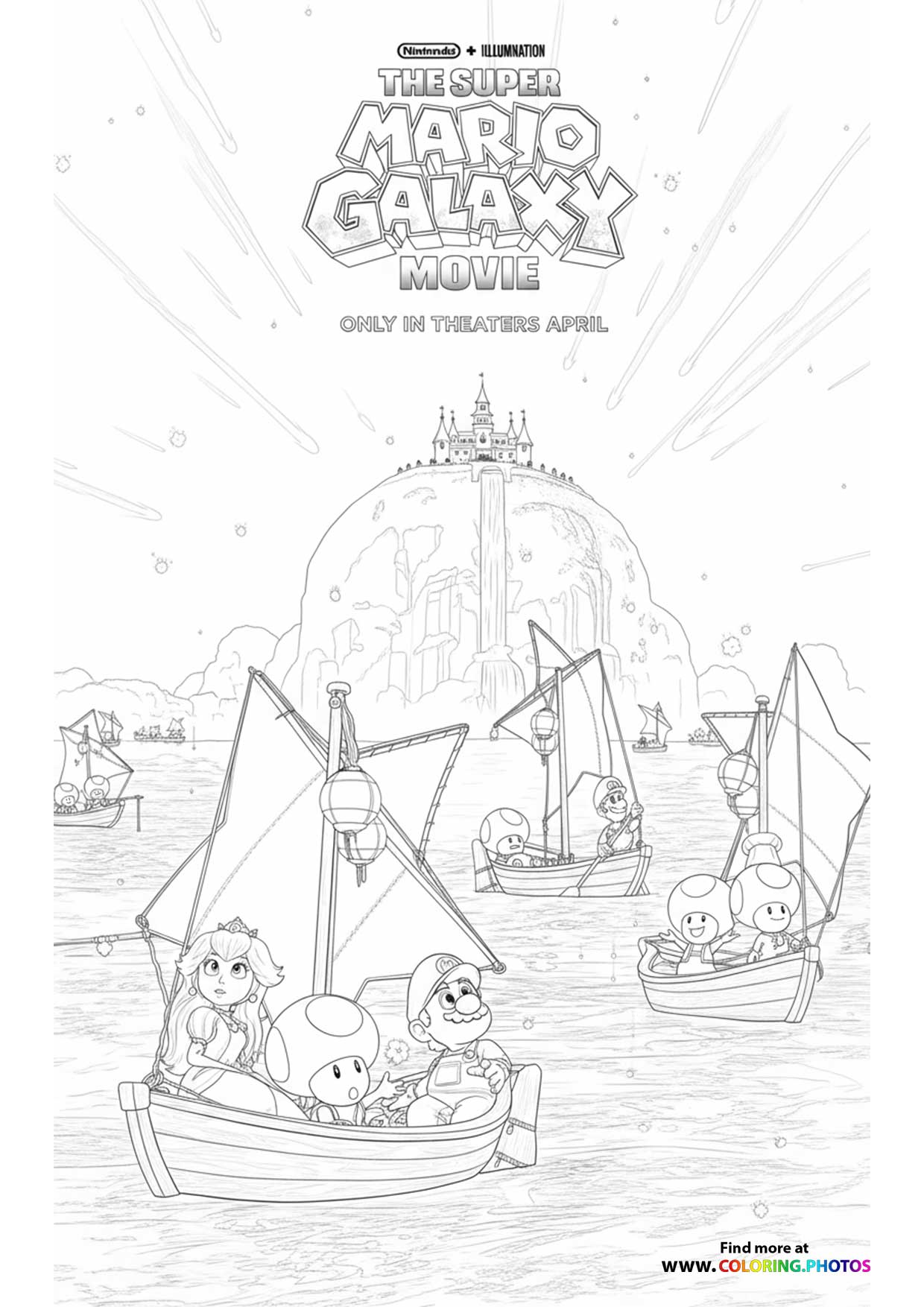Mario and Friends on a Sailing Adventure
