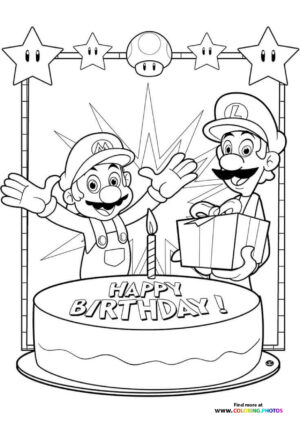 Mario and Luigi Birthday Celebration