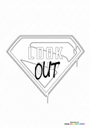 Supergirl Look Out Badge