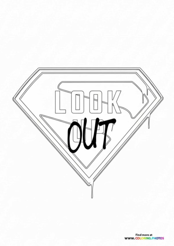 Supergirl Look Out Badge