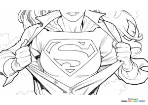 Supergirl Revealing Her Costume