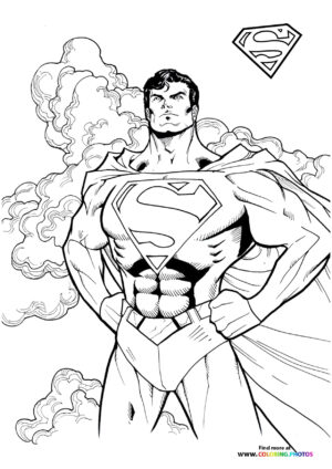 Superman posing