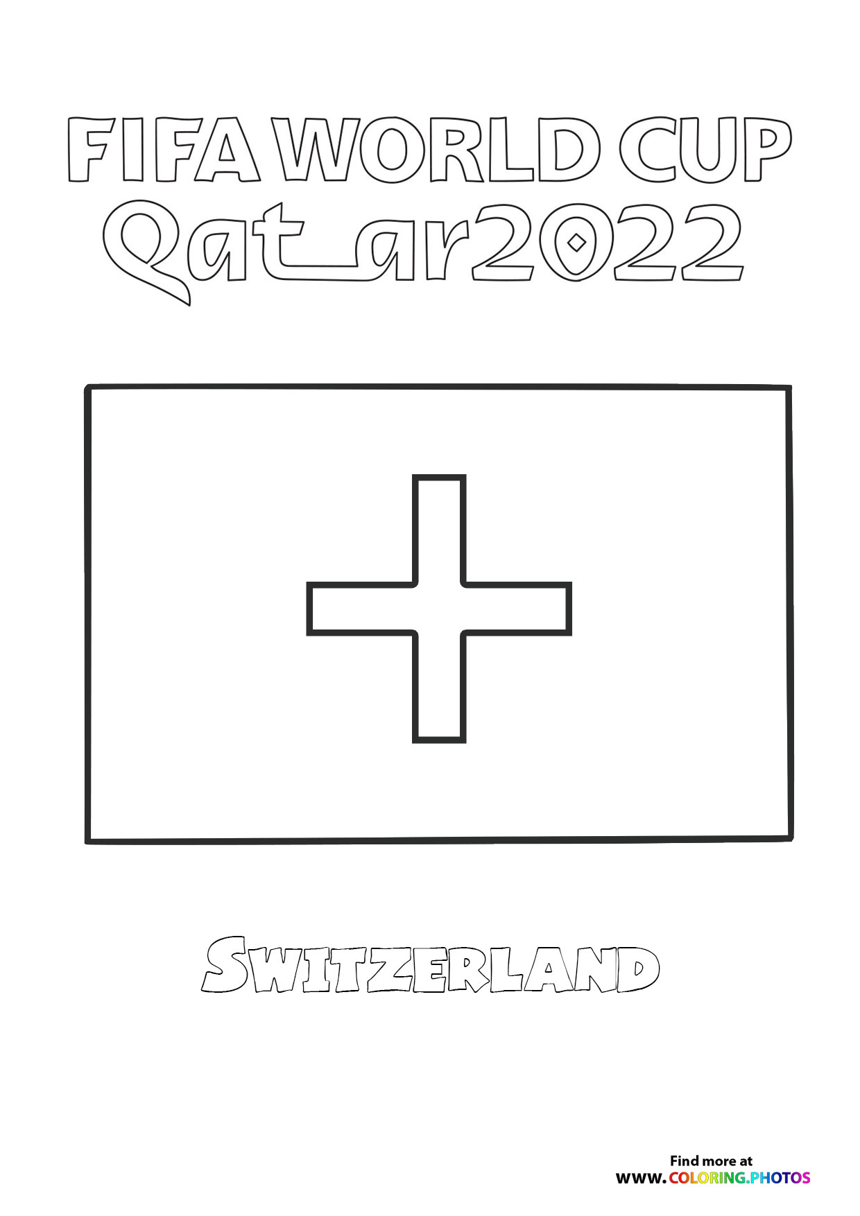 Switzerland World Cup flag