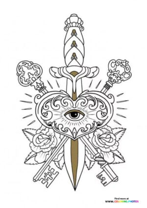 Sword and keys