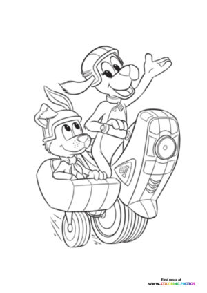 Tag and Scooch riding