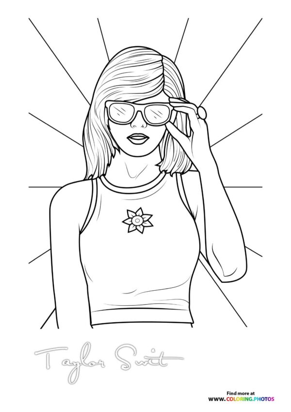 Taylor Swift with glasses