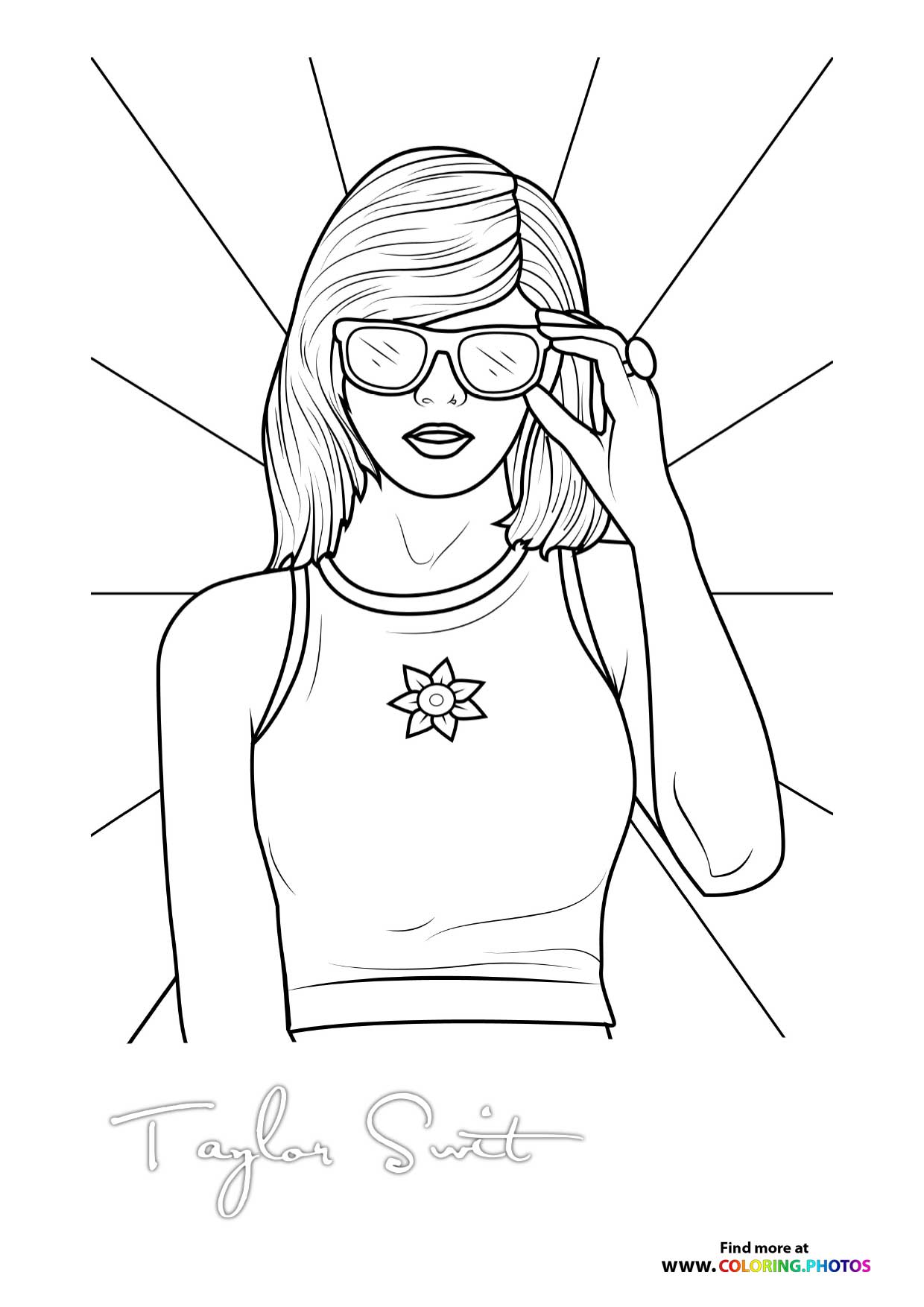 Taylor Swift with glasses
