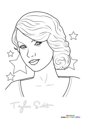 Taylor Swift with stars