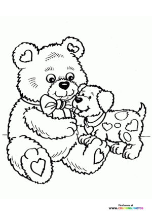 Mama Bear and Baby Bear Valentine