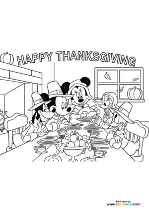 Mickey and Minnie's Thanksgiving Dinner